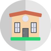 casa plano escala icono diseño vector