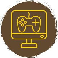 Game Development Line Gradient Icon Design vector