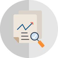 Data Quality Flat Scale Icon Design vector