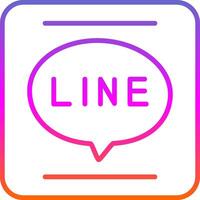 APP Line Gradient Icon Design vector