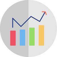 Performnce Flat Scale Icon Design vector