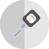 Car Key Flat Scale Icon Design vector