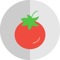 tomate plano escala icono diseño vector