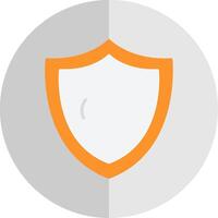 Security Shield Flat Scale Icon Design vector