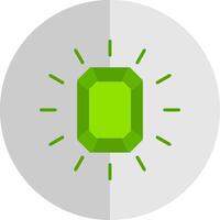 Gem Flat Scale Icon Design vector