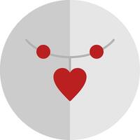 Heart Flat Scale Icon Design vector