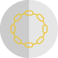 Chain Flat Scale Icon Design vector