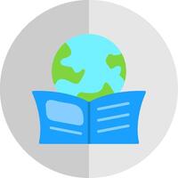 Global Education Flat Scale Icon Design vector