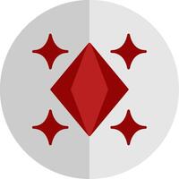 Crystal Flat Scale Icon Design vector