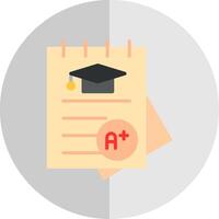 Assignment Flat Scale Icon Design vector