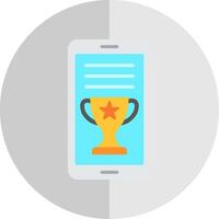 OnLine Circle Multi Circle Award Flat Scale Icon Design vector