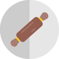 Rolling Pin Flat Scale Icon Design vector