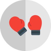 Boxing Glove Flat Scale Icon Design vector