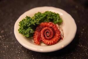 Spiral Octopus Sashimi photo