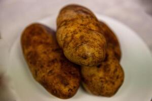 Three Russet Potatoes photo