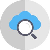 Cloud Computing Flat Scale Icon Design vector