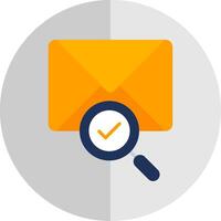 Mail Flat Scale Icon Design vector