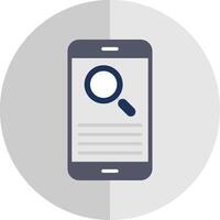 Smartphone Flat Scale Icon Design vector