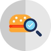 Fast Food Flat Scale Icon Design vector