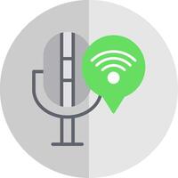 Connection Flat Scale Icon Design vector