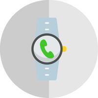 Incoming Call Flat Scale Icon Design vector