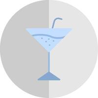 Martini Flat Scale Icon Design vector