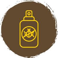 Insect Repellent Line Gradient Icon Design vector