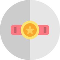 Belt Flat Scale Icon Design vector