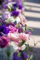 Wedding Aisle flowers photo