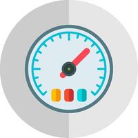 Thermostat Flat Scale Icon Design vector