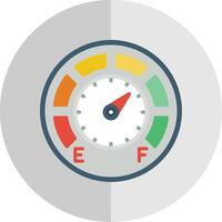 Gauge Flat Scale Icon Design vector