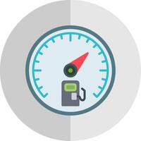 Gauge Flat Scale Icon Design vector