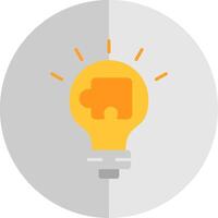 Solution Flat Scale Icon Design vector
