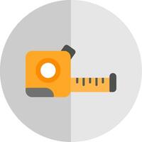 Tape Measure Flat Scale Icon Design vector