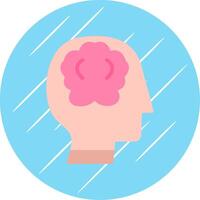 Brainstorming Flat Circle Icon Design vector