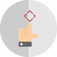 Gestures Flat Scale Icon Design vector