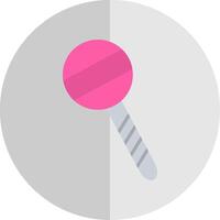 Lollipop Flat Scale Icon Design vector