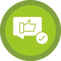 Feedback Line Shadow Circle Icon Design vector