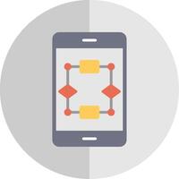 Algorithm Flat Scale Icon Design vector