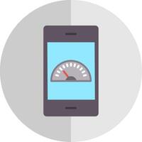 Dashboard Flat Scale Icon Design vector