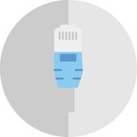 Ethernet Flat Scale Icon Design vector