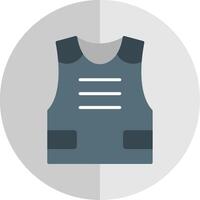 Armour Flat Scale Icon Design vector