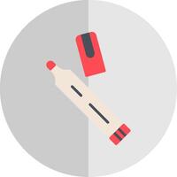 Pen Flat Scale Icon Design vector