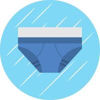 Underwear Flat Circle Icon Design vector