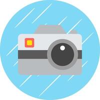 Photography Flat Circle Icon Design vector