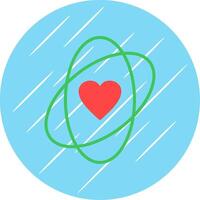 Values Flat Circle Icon Design vector