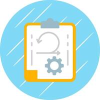 Agile Flat Circle Icon Design vector