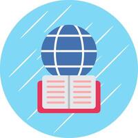 Ebook Flat Circle Icon Design vector