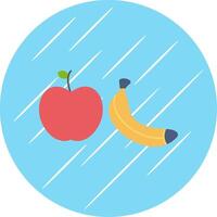 Healthy Eating Flat Circle Icon Design vector