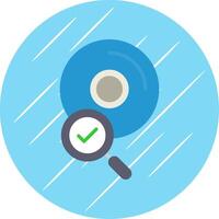 Cds Flat Circle Icon Design vector